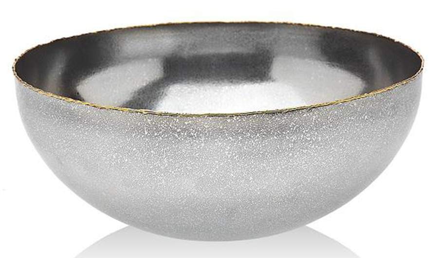 Golden Frost (Nickelplate, Hollowware) 11" Salad Serving Bowl by Godinger-1