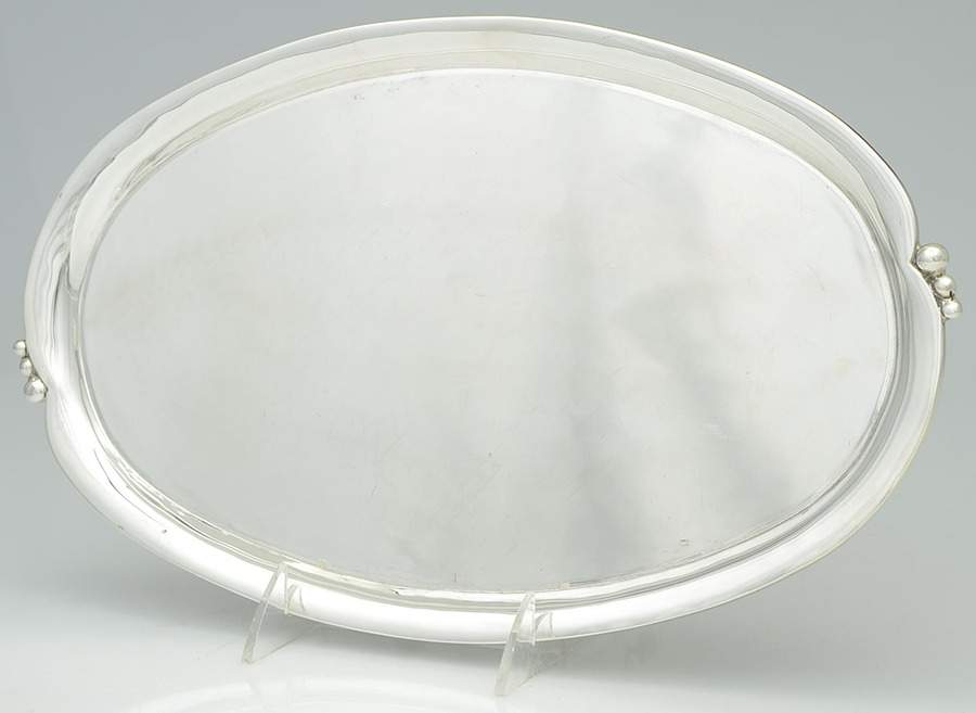 G3M1 (Sterling, Hollowware) 13" Demitasse Tray by Gonzales W. Moreno-1