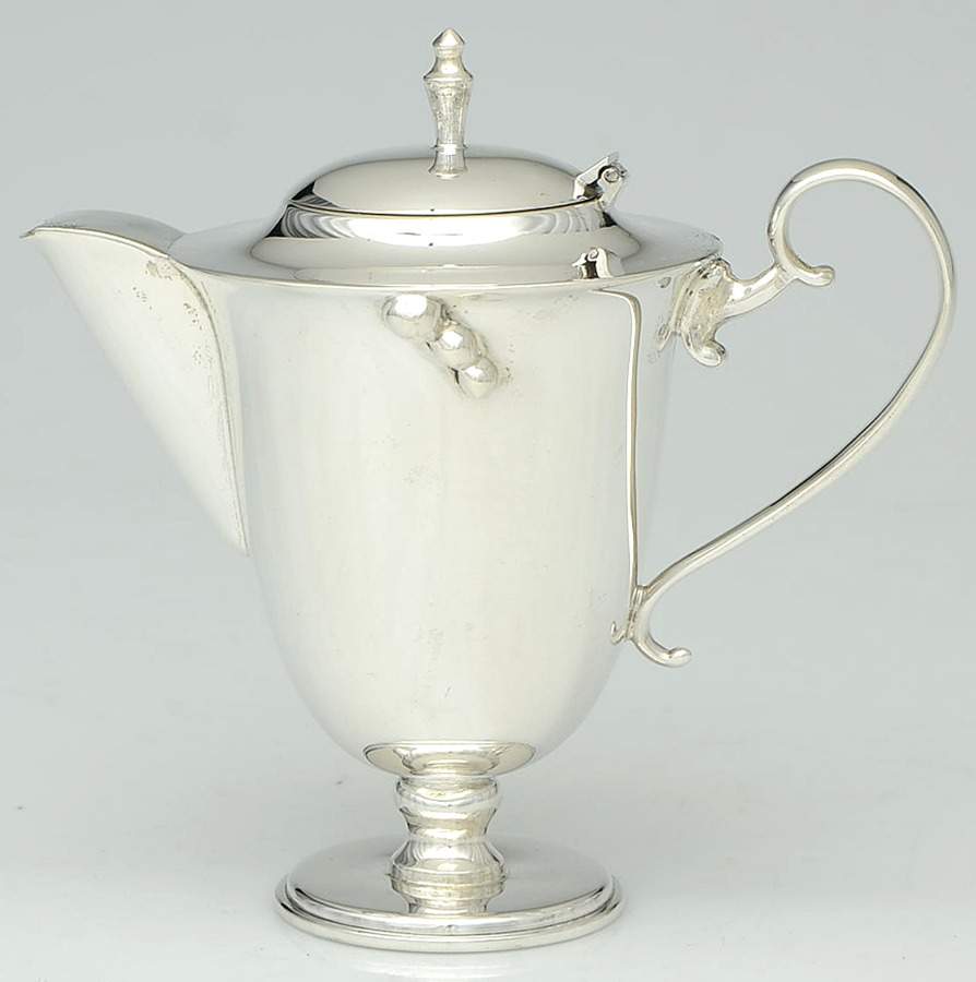 G3M1 (Sterling, Hollowware) Demi Teapot by Gonzales W. Moreno-1