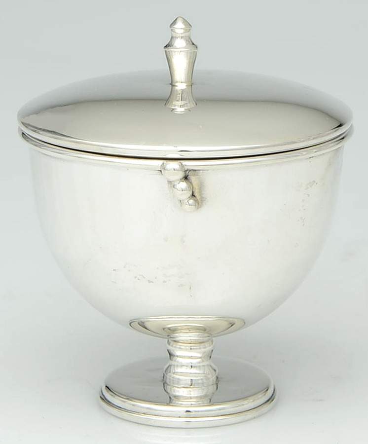 G3M1 (Sterling, Hollowware) Demi Sugar Bowl by Gonzales W. Moreno-1