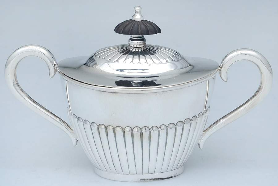 GYSGYS1 (Sterling, Hollowware) Sugar Bowl & Lid by Gearys-1