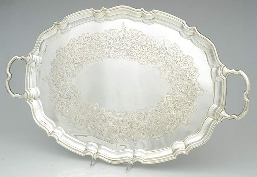 Sterling Hollowware 20" Waiter Tray by Charles S Green Co-1
