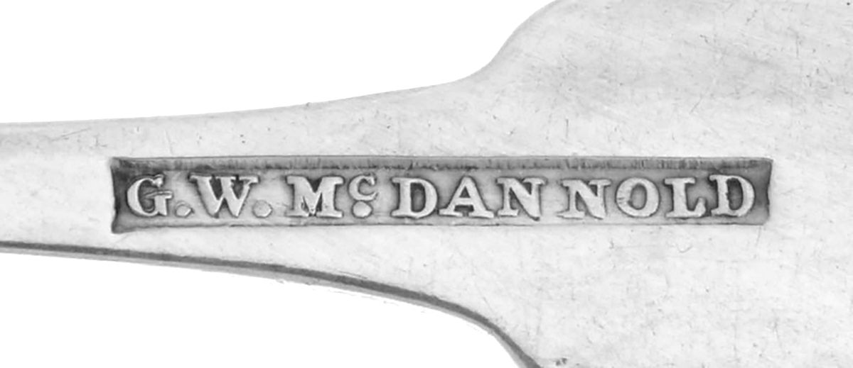 Coin Silver Flatware Teaspoon by G.W. McDannold-3
