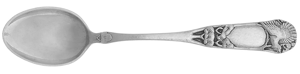 G5L1  Demitasse Spoon by Saethers Gull (Norway)-1
