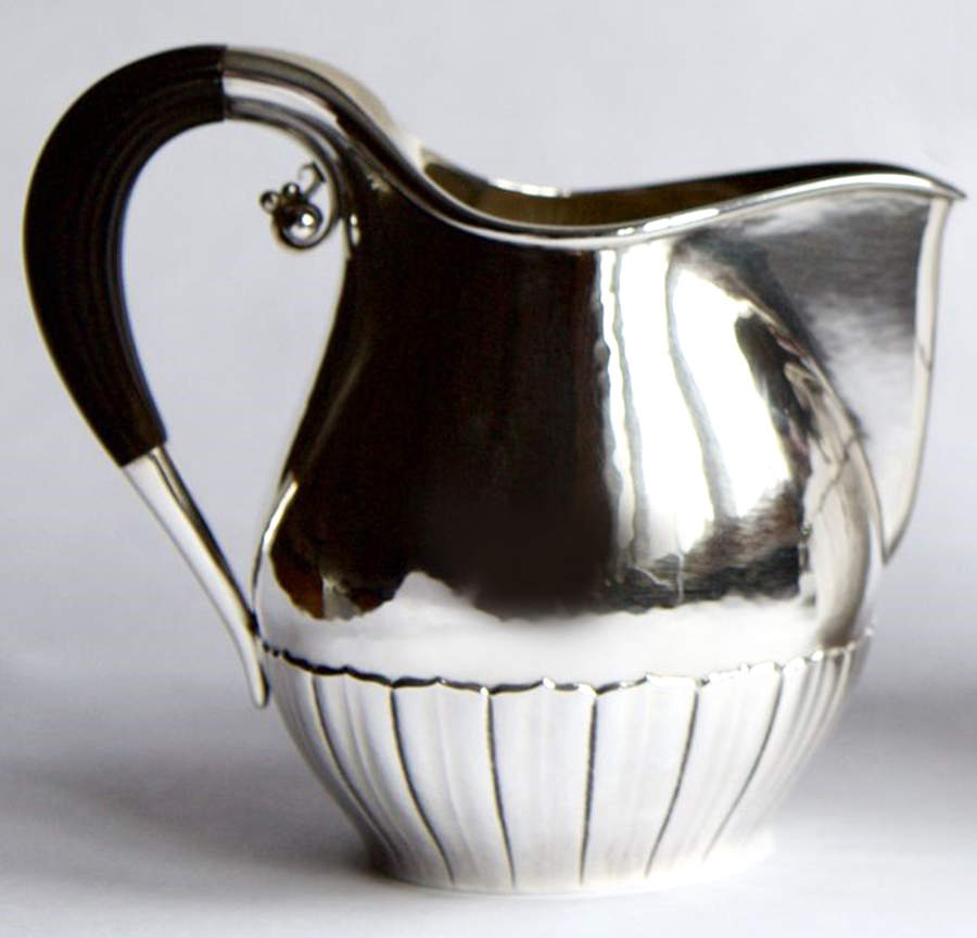 Cosmos (Sterling, Hollowware) Creamer by Georg Jensen (Denmark)-1