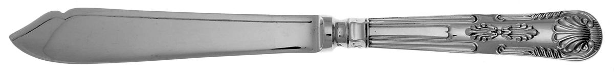 Kings (Sterling) Individual Hollow Handle Fish Knife-Sterling Blade by Gee & Holmes, Ltd-1