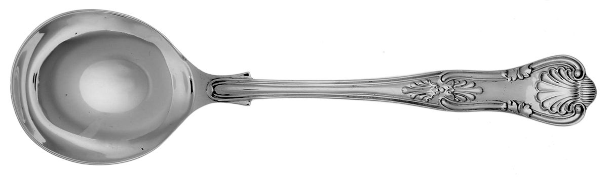 Kings (Sterling) Round Bowl Soup Spoon (Cream Soup) by Gee & Holmes, Ltd-1