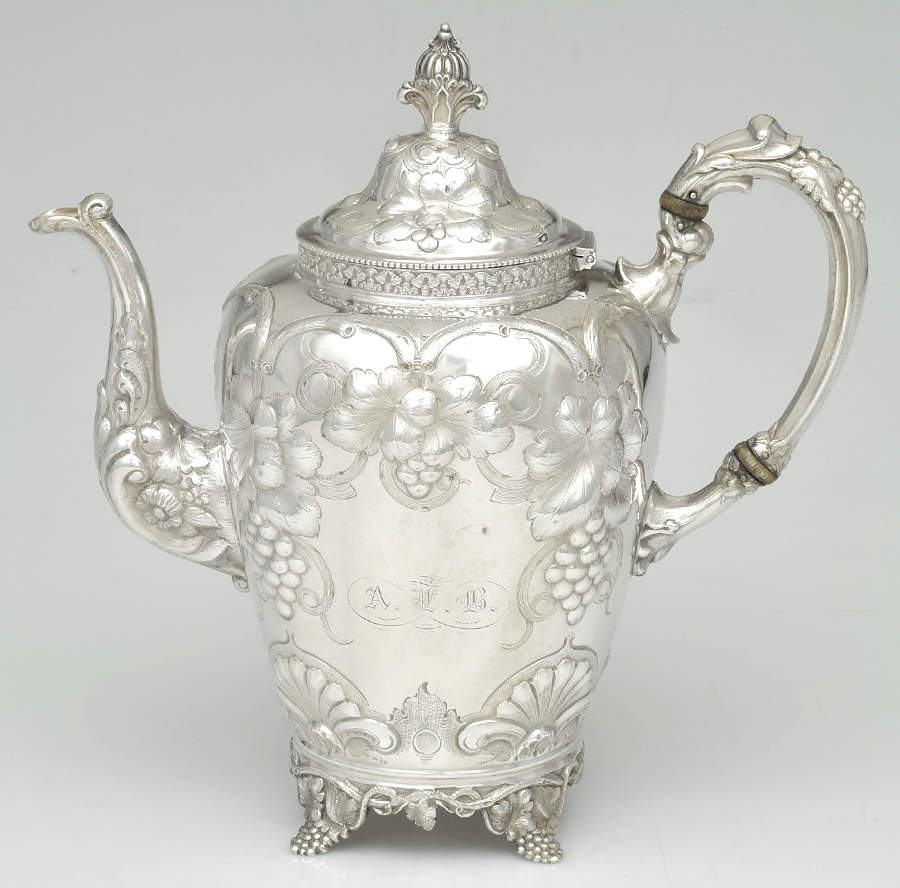 GGY3 (Coin, Hollowware) Coffee Pot by George Doty-1