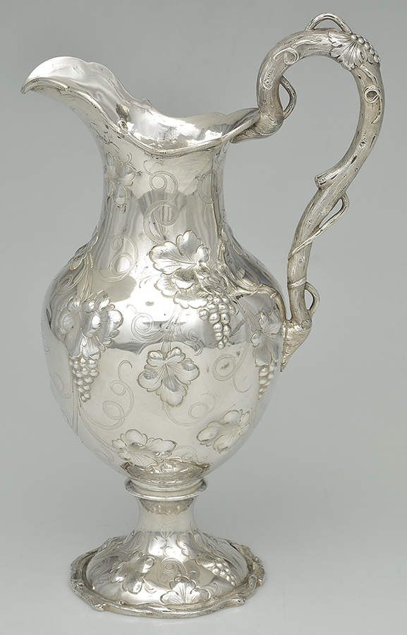 GGY3 (Coin, Hollowware) Footed Ewer/Pitcher by George Doty-1