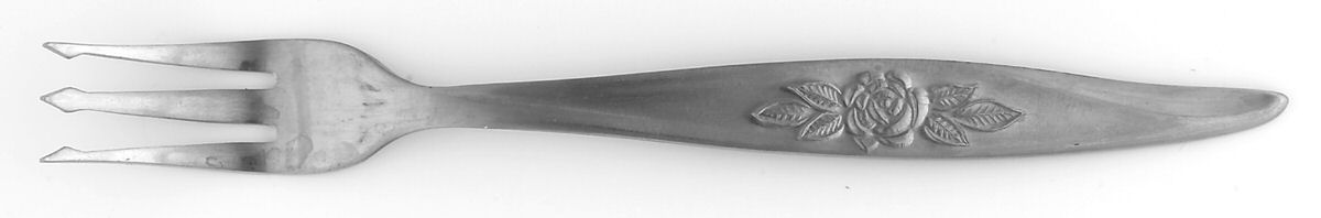 Avon Rose (Stainless) Short Handle Pickle/Olive Fork by Hanford Forge-1