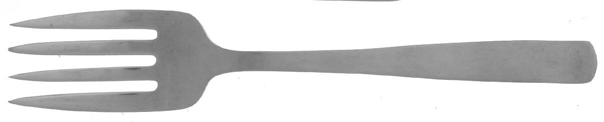 Diva Medium Solid Cold Meat Serving Fork by Haddon Hall-1
