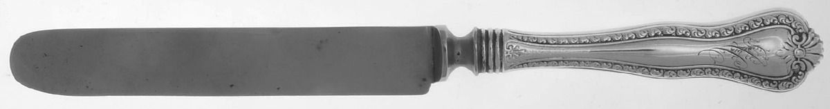 HMD4 (Sterling) Monogram Blunt Hollow Knife w/Bolster by Hamilton & Diesinger-1