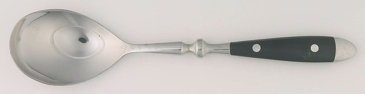 Bistro Black (Stainless) Tablespoon (Serving Spoon) by Hampton Silversmiths-1
