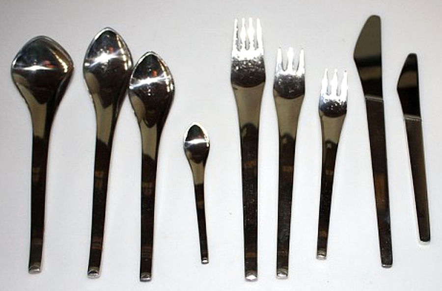 Hilda (Sterling) Fork by Hans Hansen (Denmark)-1
