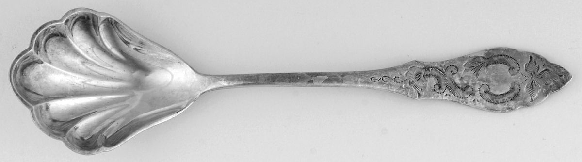 HNE1 (Silverplate) Sugar Shell Spoon by Hanseat-1