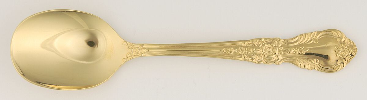Golden Versailles (Gold Electroplate) Sugar Spoon by Home Concepts-1