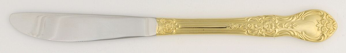 Golden Versailles (Gold Electroplate) Modern Solid Knife by Home Concepts-1