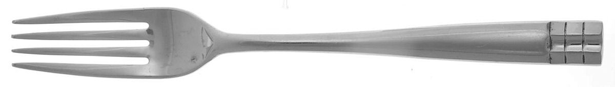 Checkers (Stainless) Fork by Hampton Silversmiths-1