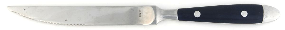 Bistro-Blue (Stainless) Individual Steak Knife Hollow Handle by Hampton Silversmiths-1