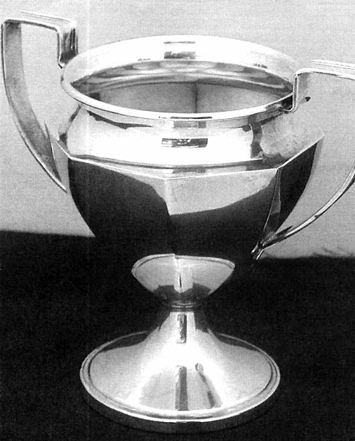19 (Sterling, Hollowware) Weighted Mini Open Sugar by Hamilton Silver-1