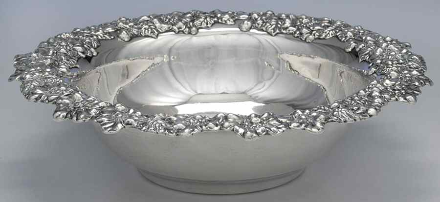 Sterling Hollowware Sterling Round Pierced Vegetable by Hamilton & Diesinger-1
