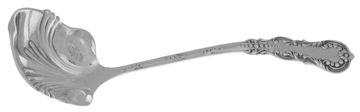 HCU2 (Sterling) Solid Piece Cream Ladle by H H Curtis & Co-1
