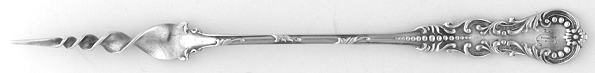 HCU2 (Sterling) One Tine Butter Pick by H H Curtis & Co-1