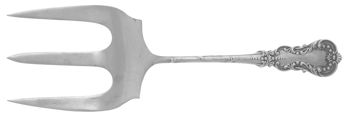 HCU2 (Sterling) Solid Toast Serving Fork by H H Curtis & Co-1