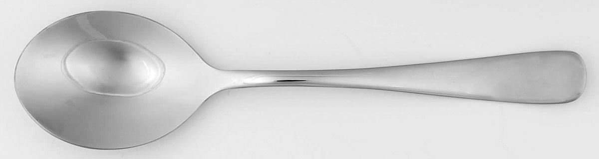 Melody (Stainless) Solid Salad Serving Spoon by Hampton Silversmiths-1