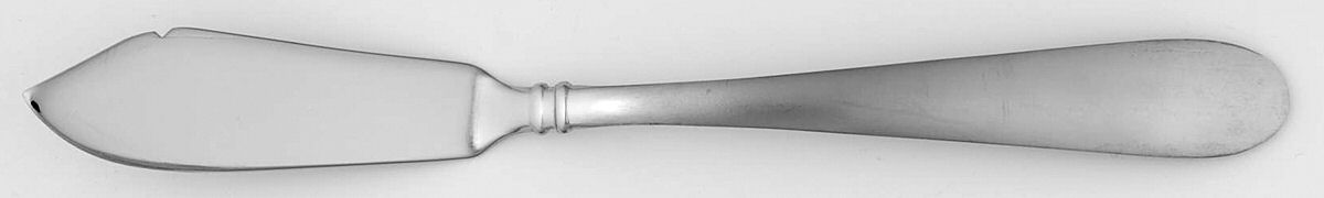 Plaza Satin (Stainless) Flat Handle Master Butter Knife by Hampton Silversmiths-1