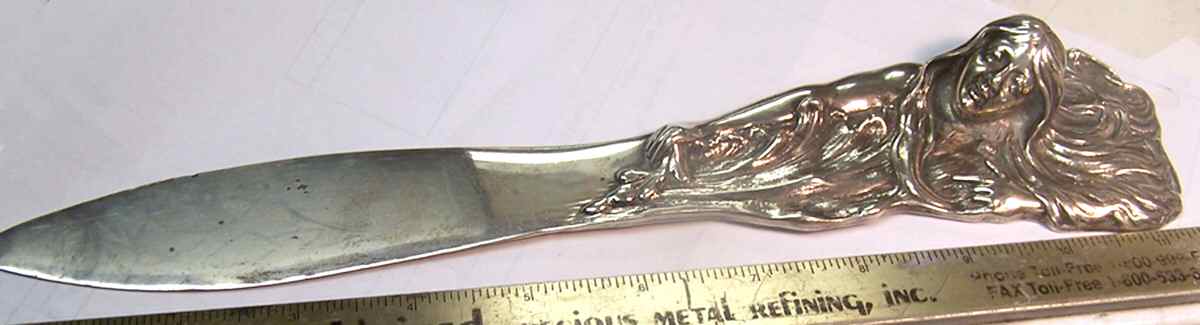 731 (Sterling, Hollowware) 12" Page Turner Solid by Howard & Co-1