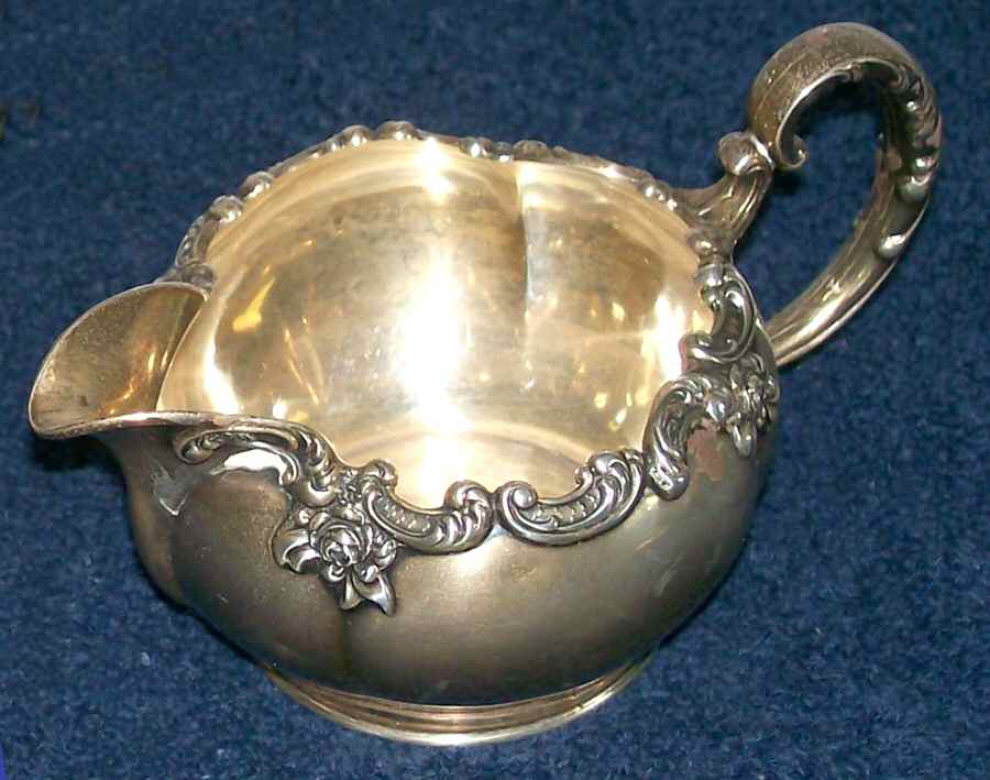 7215 (Sterling, Hollowware) Mini Creamer by H Mahler-1
