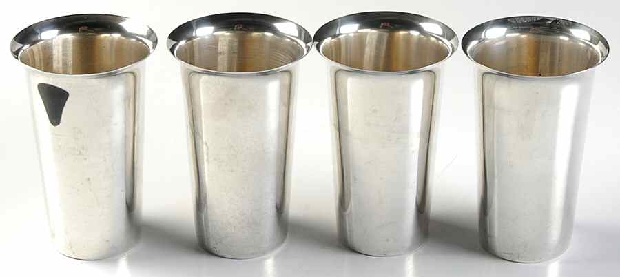 300 (Sterling, Hollowware) 12 Oz Tumbler - Set of 4 by Hunt Silver Co-1