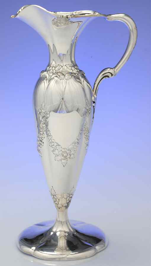 1905 (Sterling, Hollowware) Footed Ewer/Pitcher by Howard & Co-1