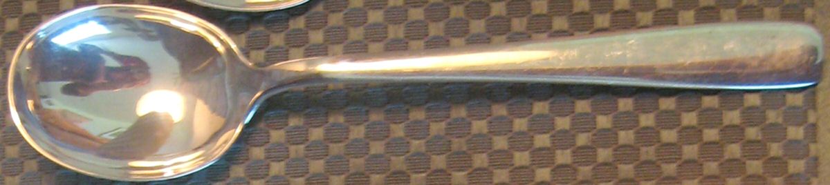 HFI2 (Sterling) Place/Oval Soup Spoon by Harrison Fisher & Co (Sheffield, England)-1