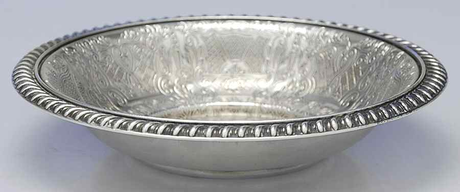 H2E1 (Silverplate, Hollowware) 5" Bon Bon Bowl by Hawksworth, Eyre & Co-1