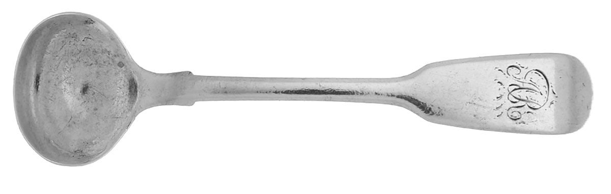 H6C3 (Sterling) Master Salt Spoon by Samuel Hayne & Dudley Cater-1