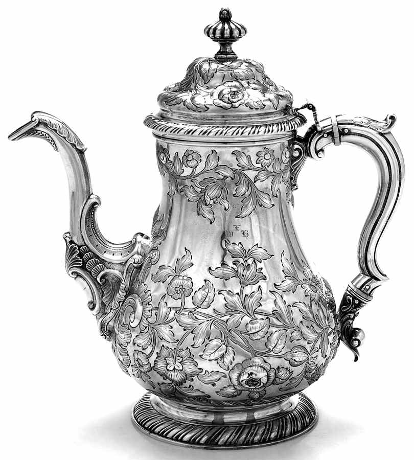 HYD3 (Coin, Hollowware) Coffee Pot by Hayden, Brothers & Co.-1