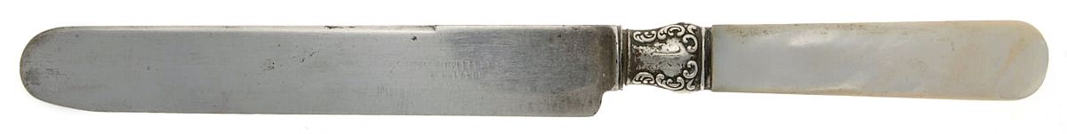 Pearl Handle Flatware 1 (Sterling) Old French Hollow Knife by Cowell & Hubbard-1