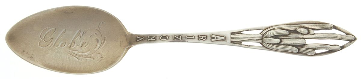 States & Cities Souvenir Spoons(Sterling) Arizona Teaspoon by H.H.Tammen Curio Co.-1