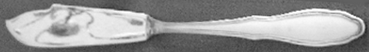 HFL7 (Silverplate) Flat Handle Master Butter Knife by Homag-1