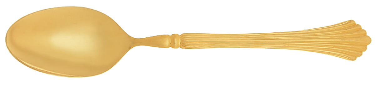 Golden Cannes (Gold Electroplate) Teaspoon by Home Concepts-1