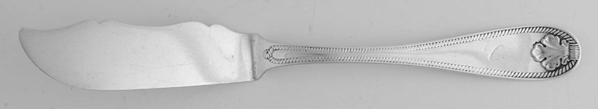 Cable-Variation (Coin, 1858) Flat Handle Master Butter Knife by Henry L. Webster & Co-1