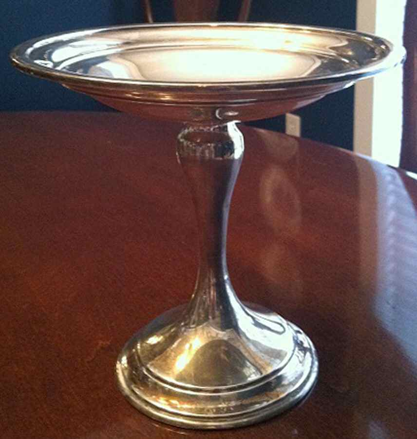 S695 (Sterling, Hollowware) Sterling Compote by Hawkes Sterling-1