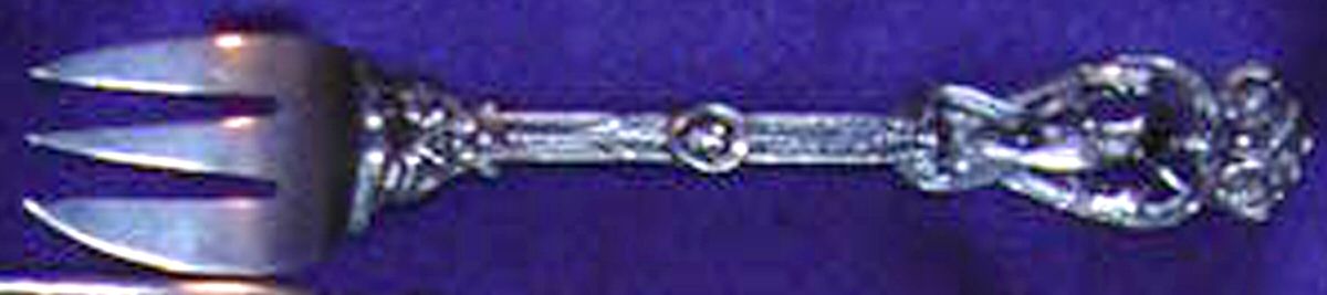 H4R1 (Sterling) Individual Salad Fork by Hunt & Roskell-1