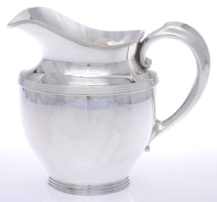Silverplate Hollowware Silverplate Water Pitcher by Hartford Sterling Co-1