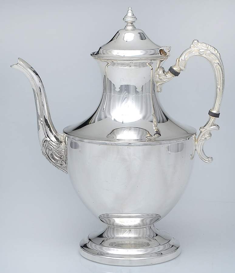 Silverplate Hollowware Silverplate Coffee Pot by Hartford Sterling Co-1