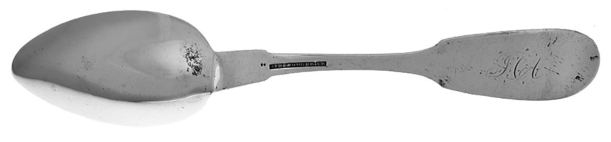 Coin Silver Flatware Dessert/Oval Soup Spoon by Hayden & Gregg-2