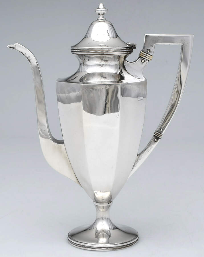 1972X (Sterling, Hollowware) Mini Coffee Pot by Hartford Sterling Co-1