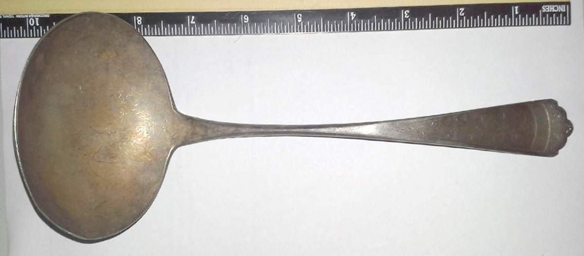 HBH2 (Coin) Solid Soup Ladle by H. B. & H. M. Bacon-1